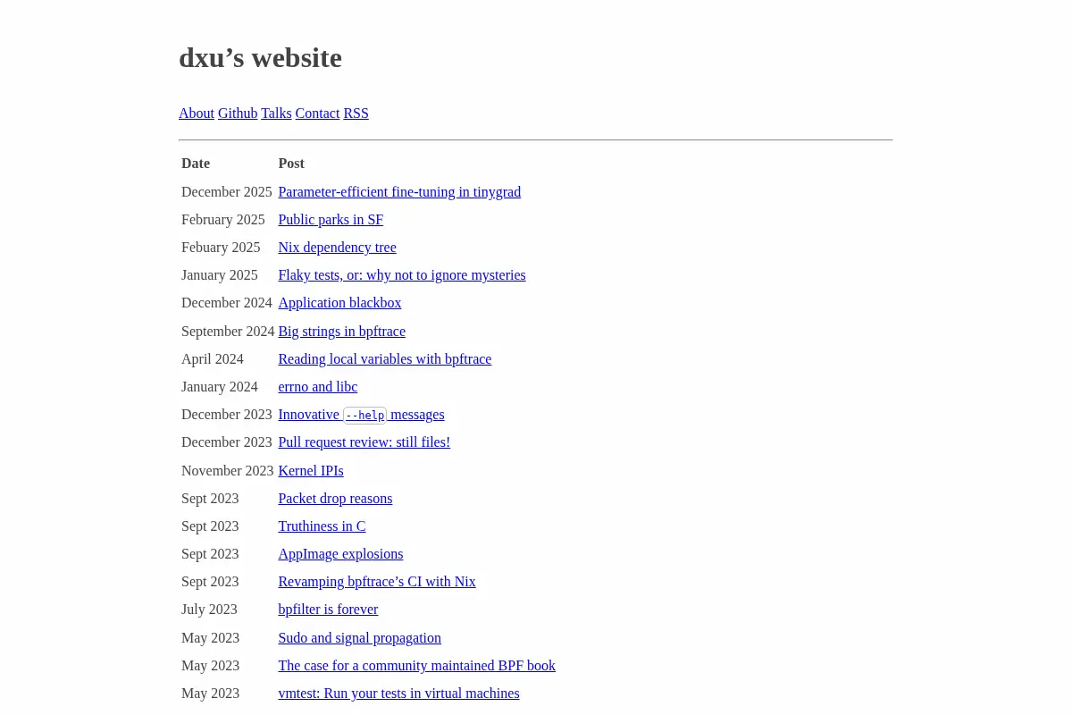 dxu's website