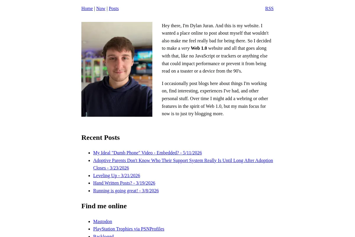 Dylan Juran's Website