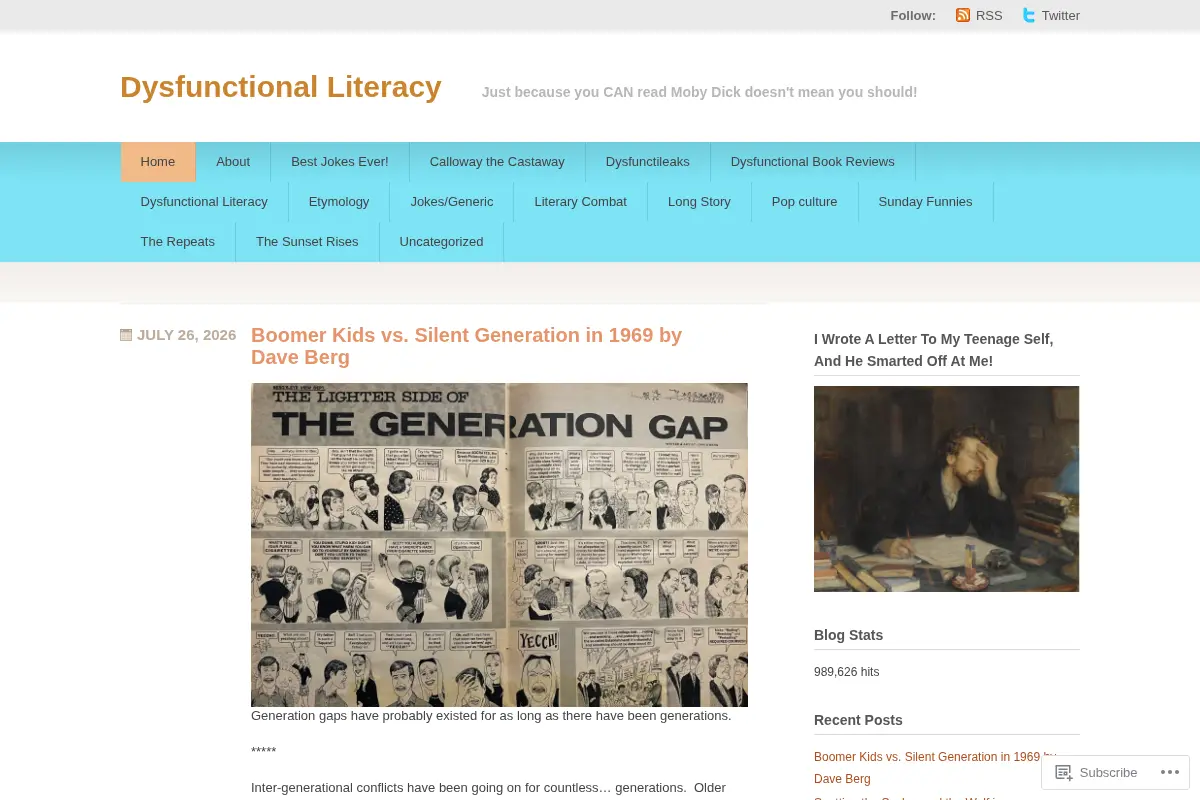 Dysfunctional Literacy