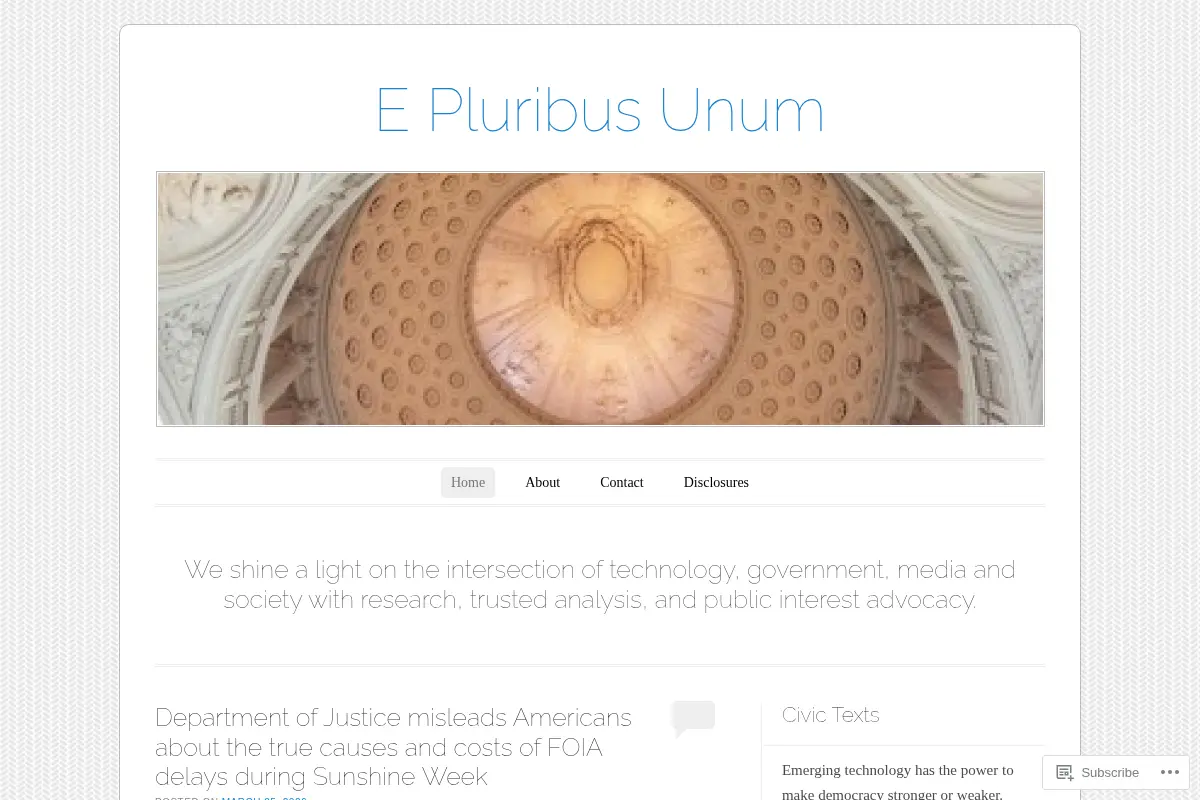 E Pluribus Unum