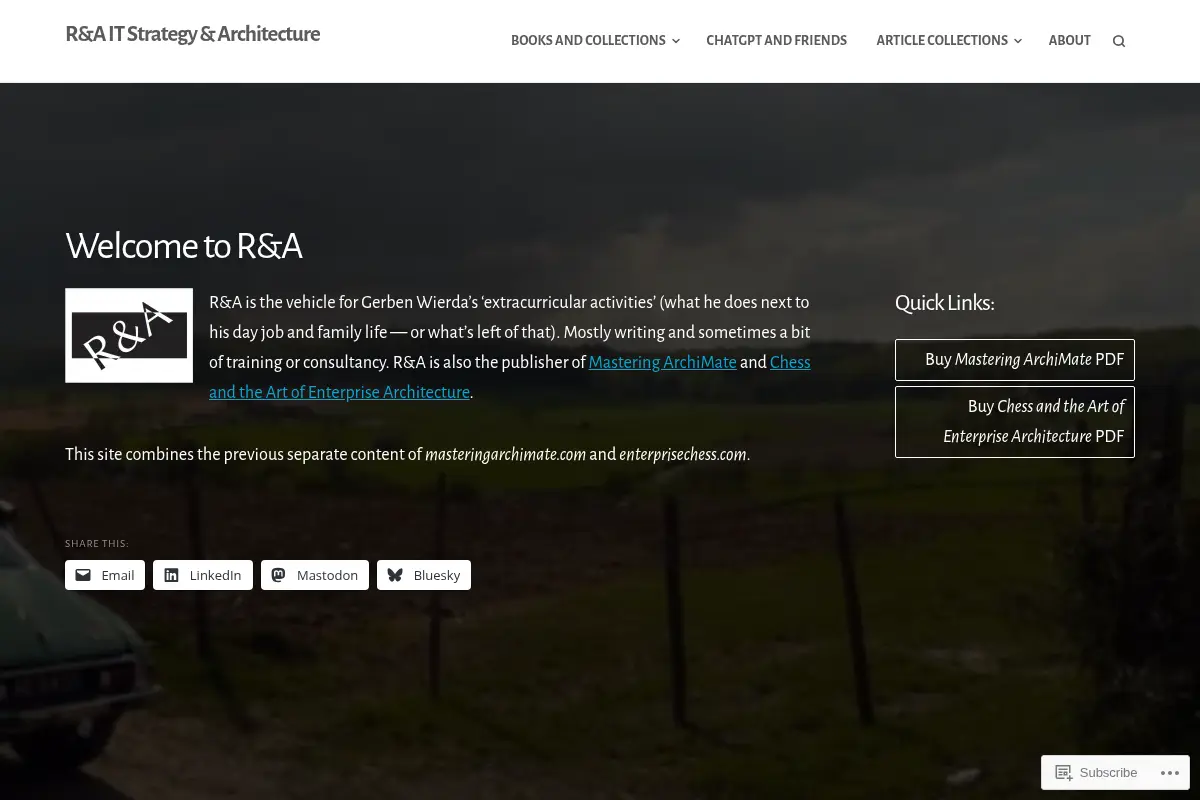 R&A IT Strategy & Architecture