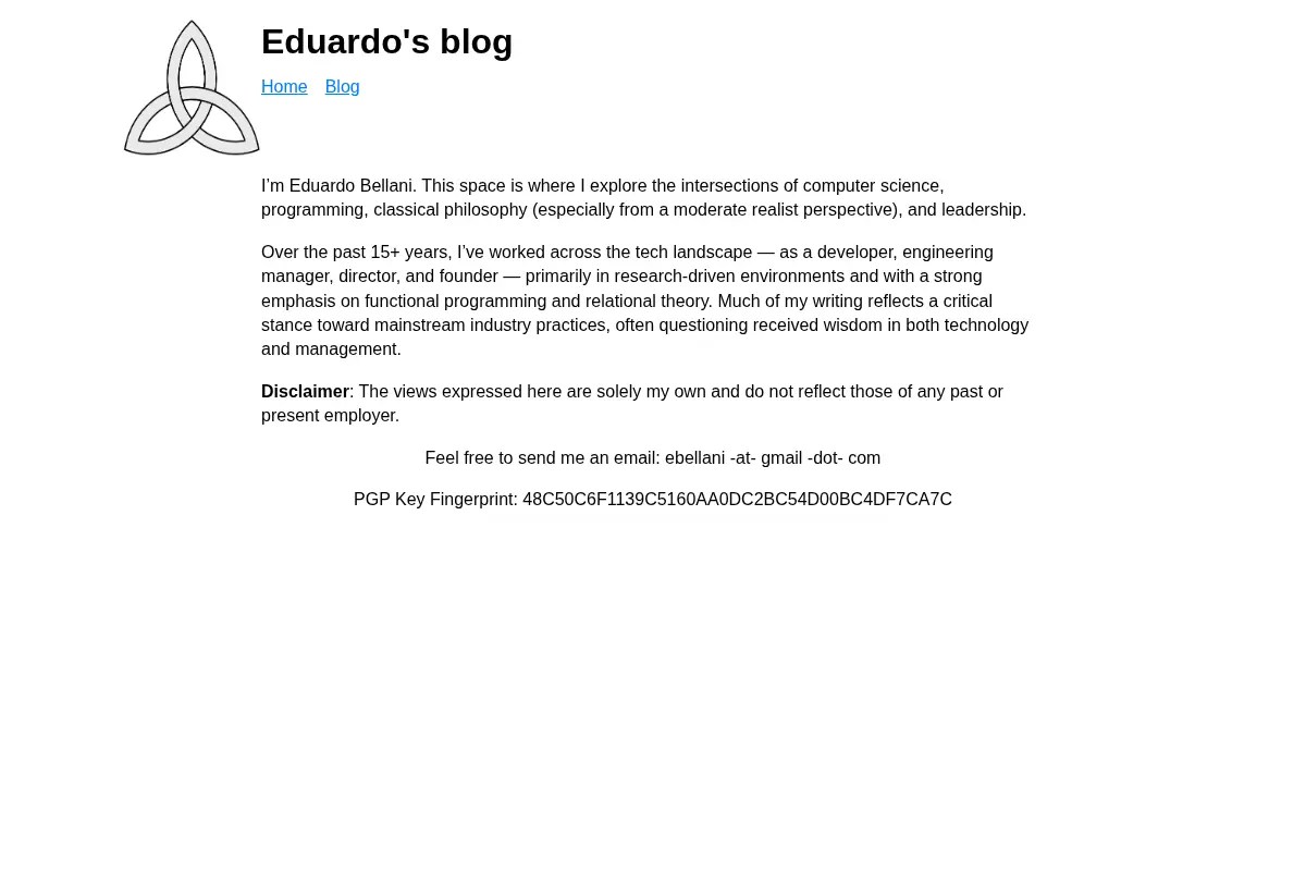 Eduardo's blog