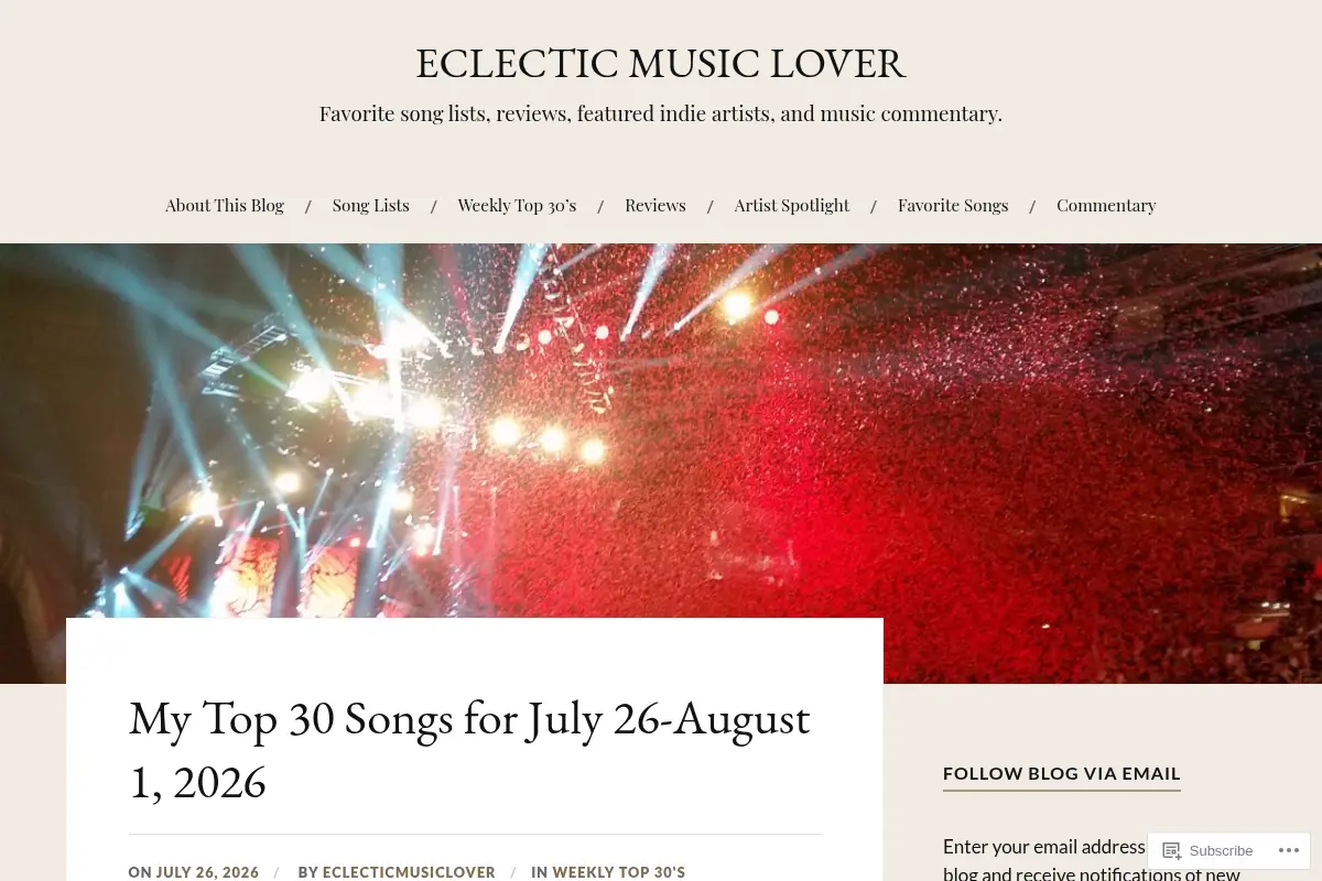 Eclectic Music Lover