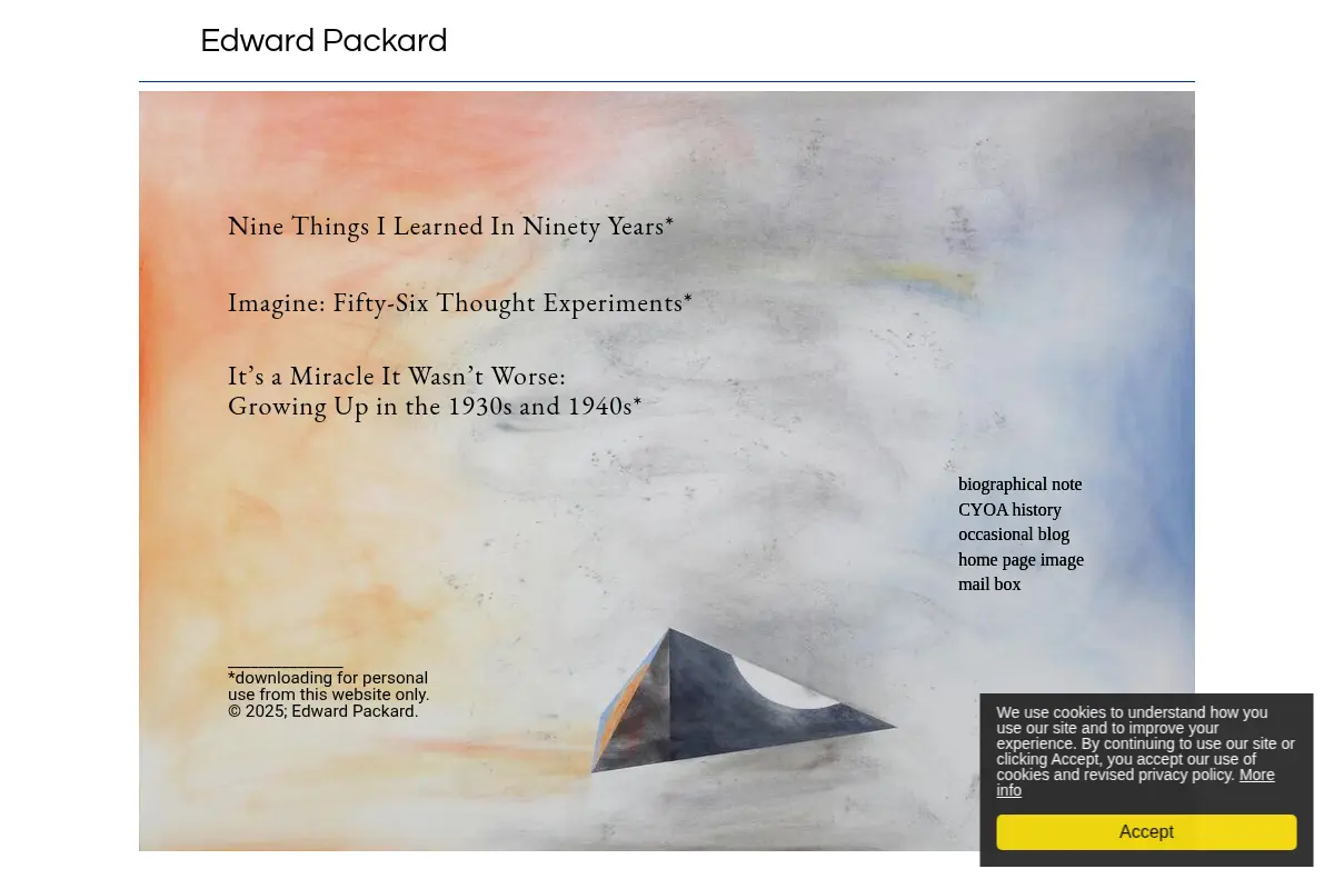 Edward Packard: Choose Your Own Adventure concept creator; author