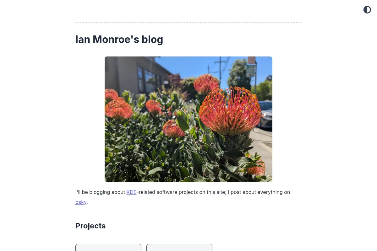 Ian Monroe's blog