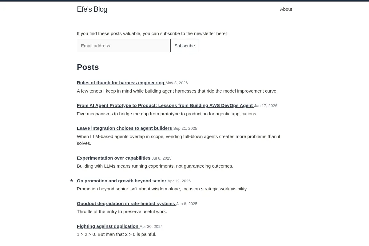 Efe’s Blog