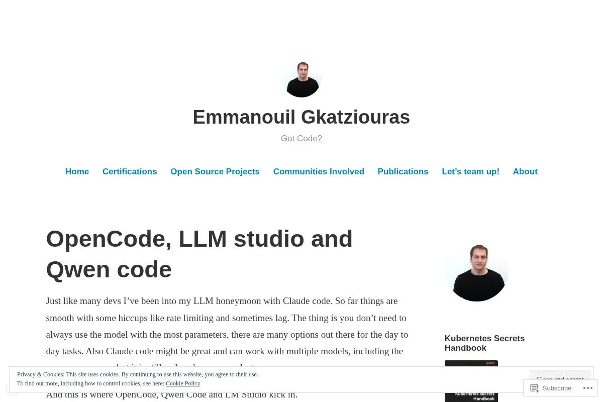 Emmanouil Gkatziouras – Got Code?