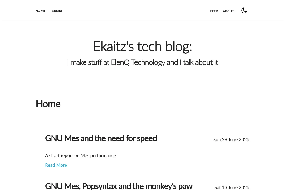 Ekaitz's tech blog