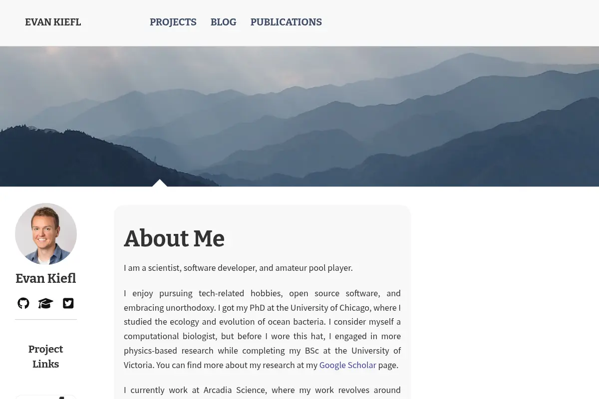 About Me – Evan Kiefl
