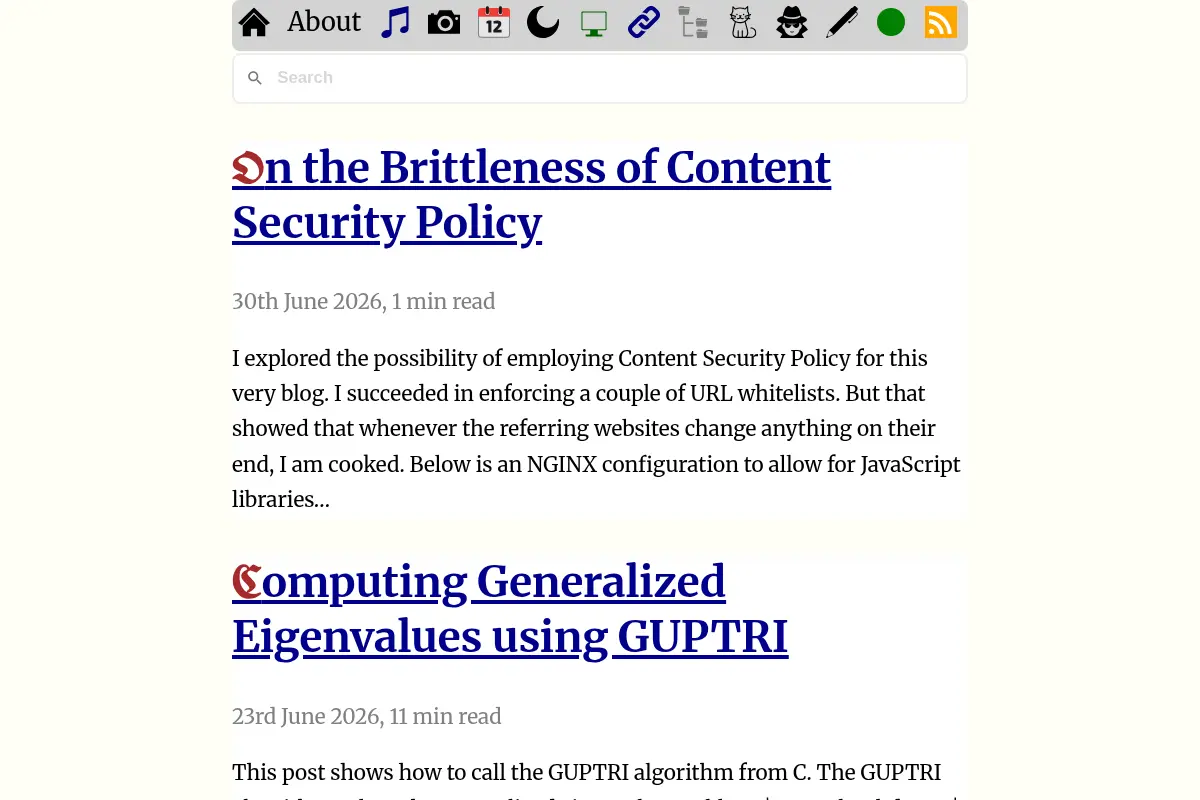 Elmar Klausmeier's Blog on Computers, Programming, and Mathematics