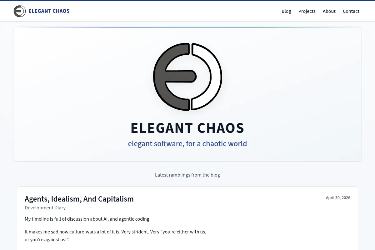 Elegant Chaos