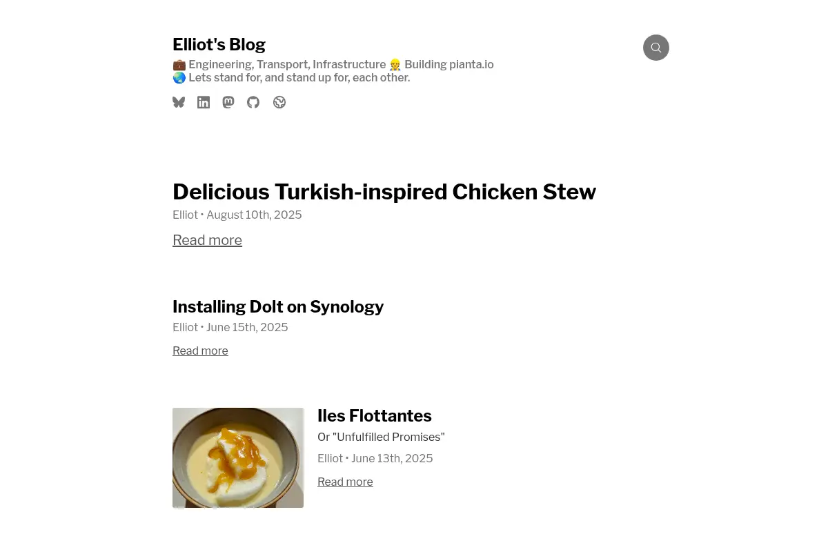 Elliot's Blog
