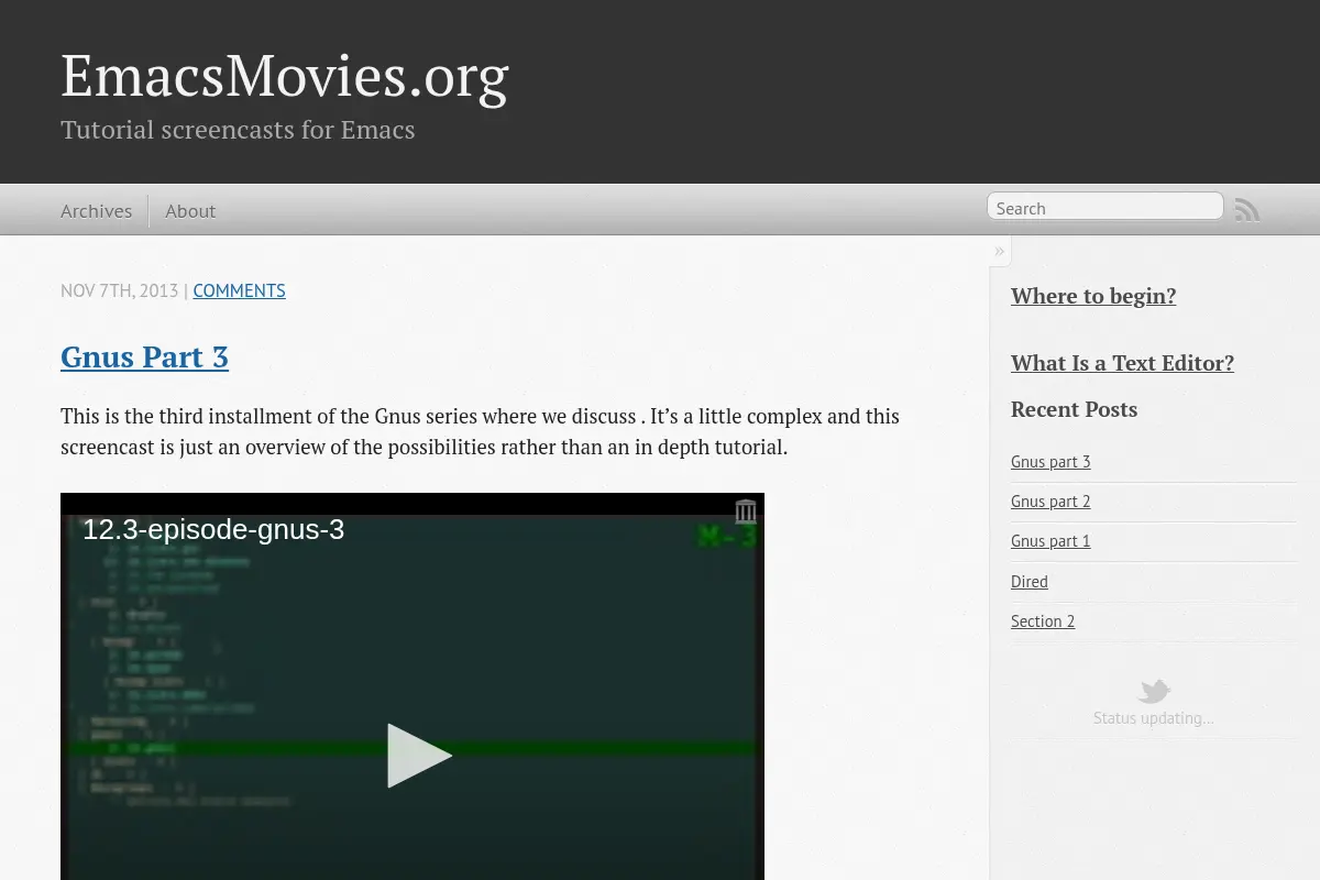 EmacsMovies.org