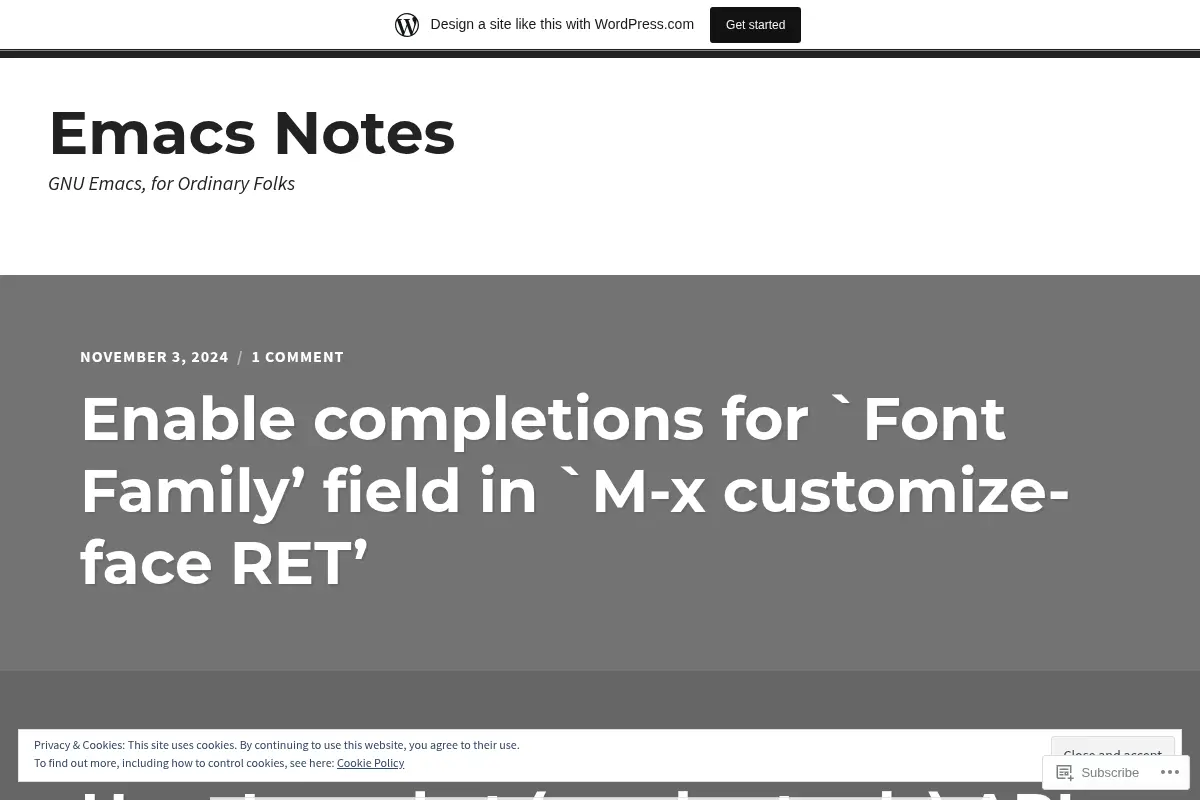 Emacs Notes – GNU Emacs, for Ordinary Folks