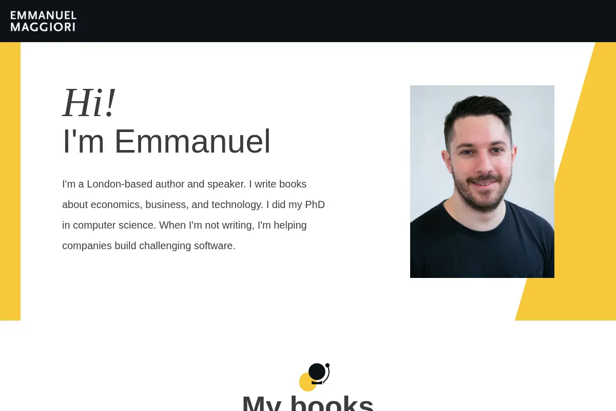 Emmanuel Maggiori – Author site