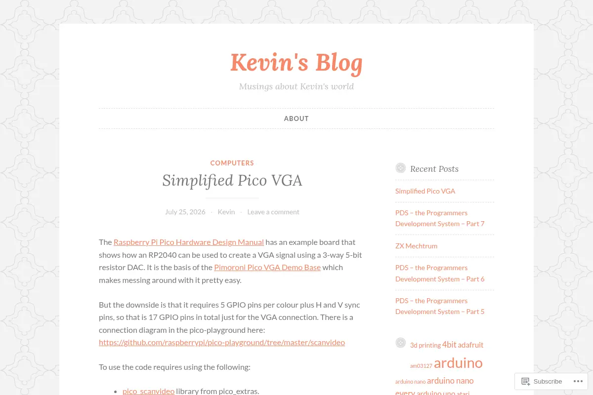 Kevin's Blog