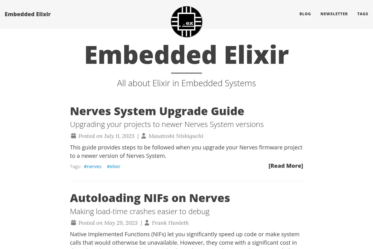 Embedded Elixir