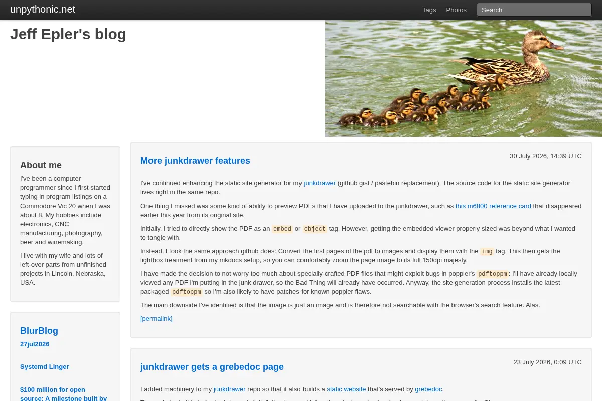 Jeff Epler's blog