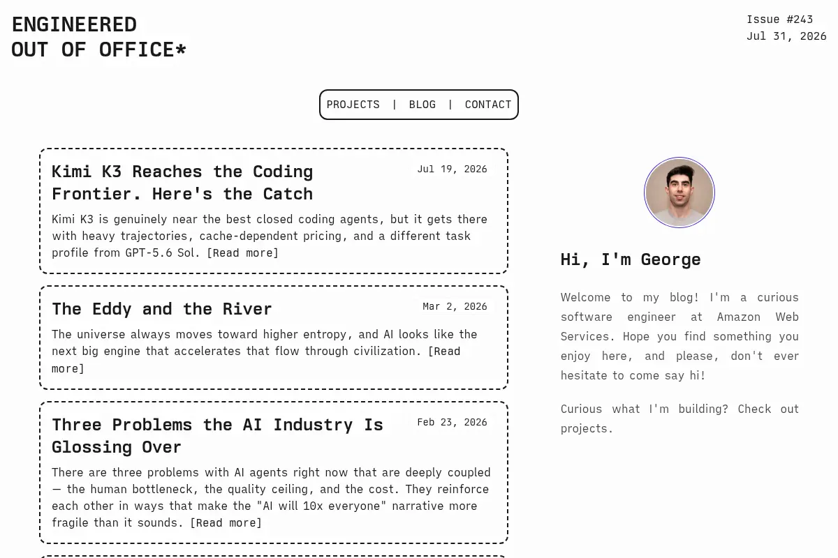 Blog – ENGINEERED OUT OF OFFICE