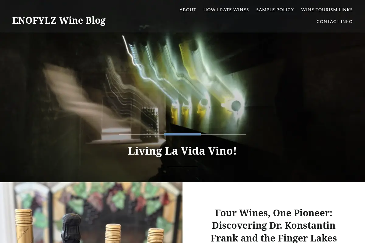 ENOFYLZ Wine Blog – Living La Vida Vino!
