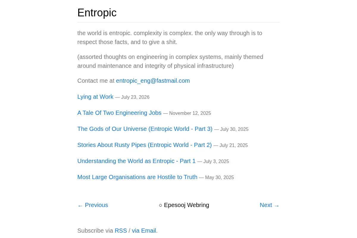 Entropic