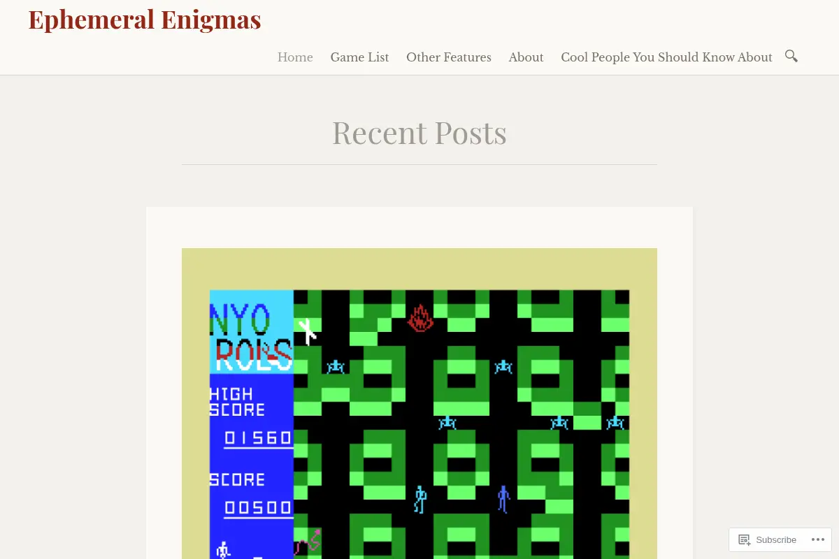 Ephemeral Enigmas