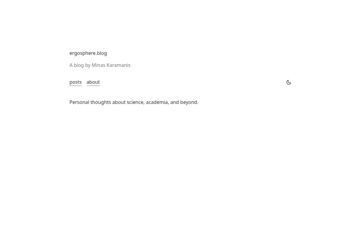 ergosphere.blog