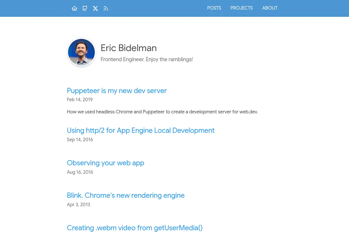 Eric Bidelman's Blog