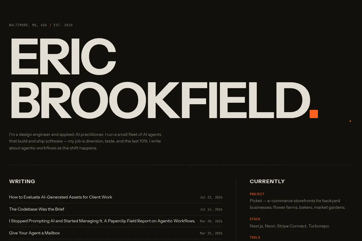 Eric Brookfield