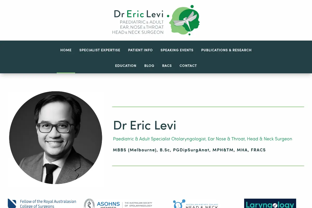 Dr Eric Levi FRACS - Eric Levi