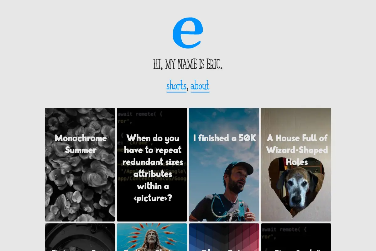 Eric Portis's blog