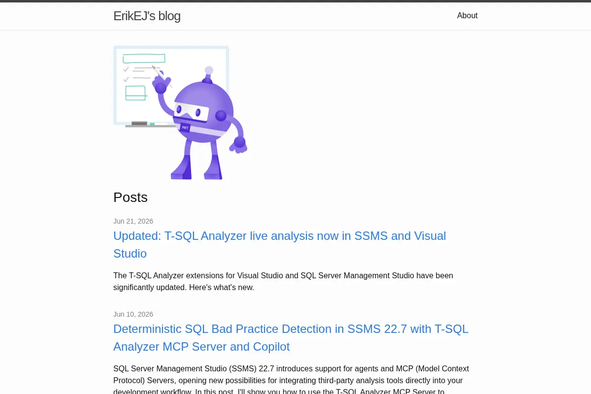 ErikEJ's blog