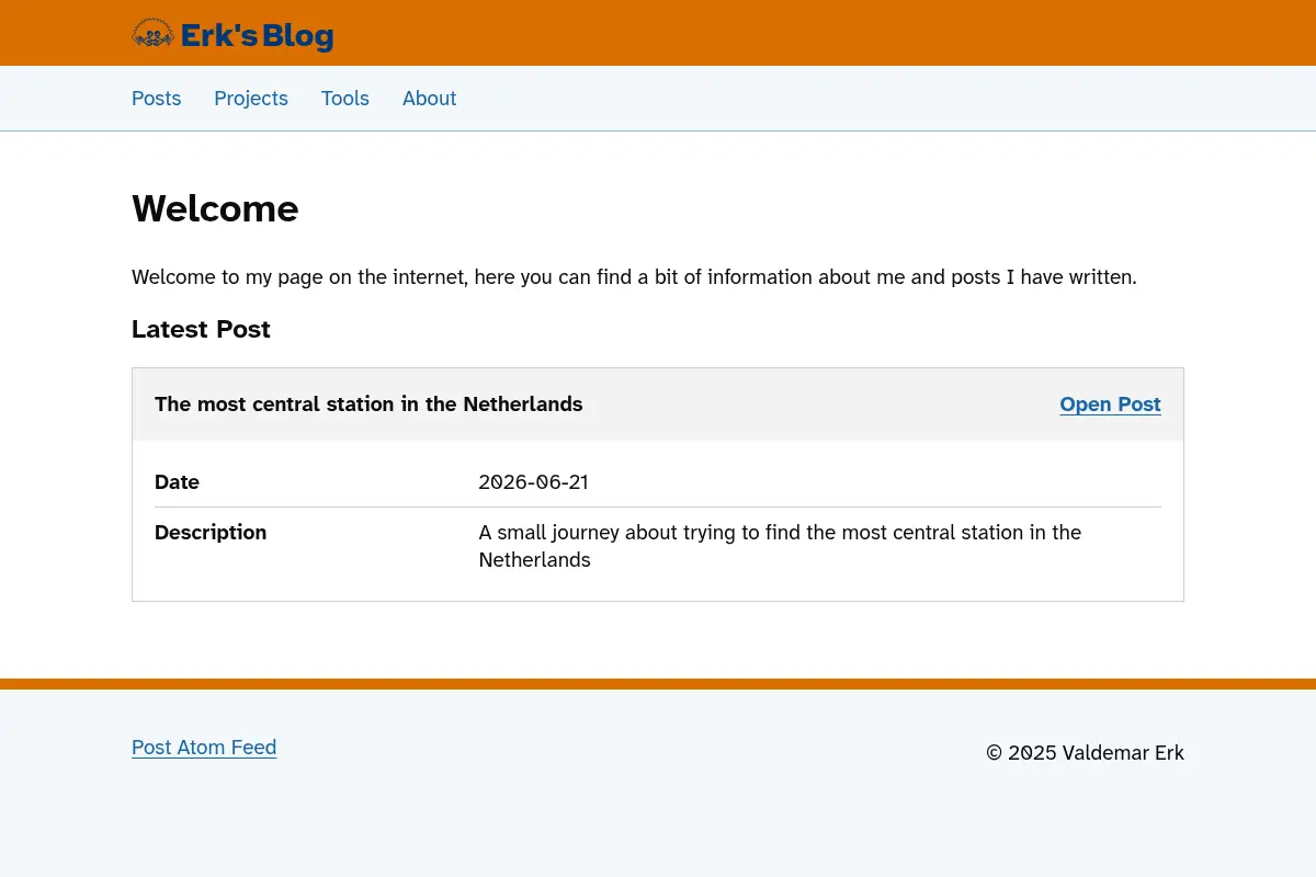 Erk's Blog