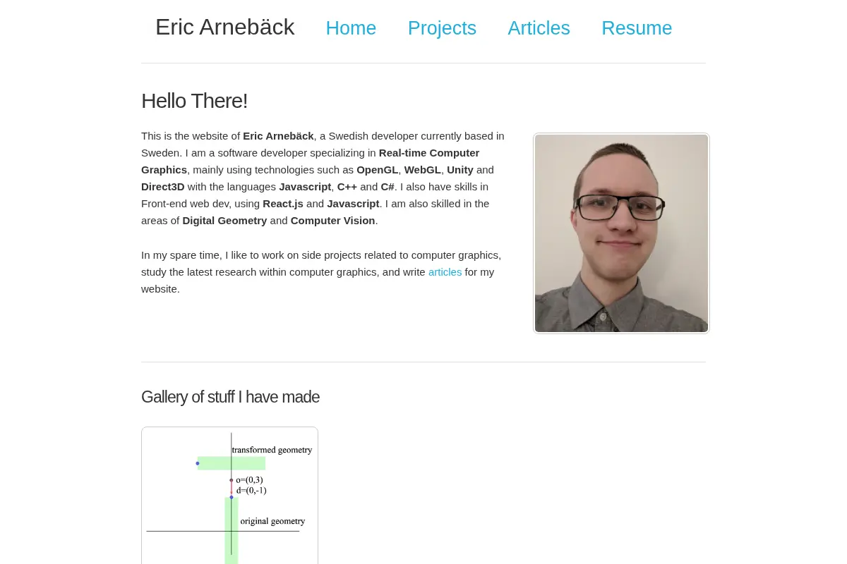 Eric Arnebäck — Developer Portfolio