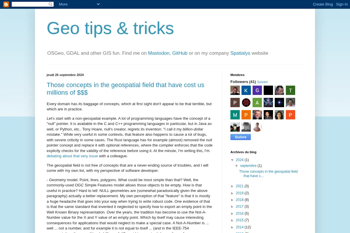Geo tips & tricks