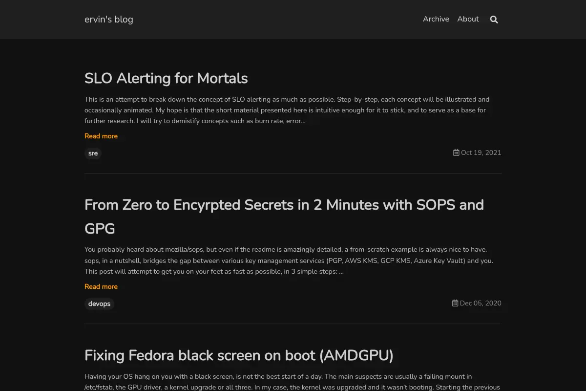 ervin's blog