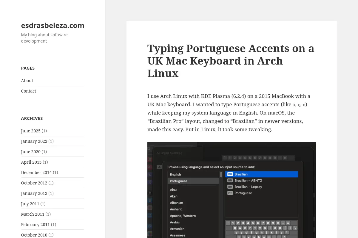 esdrasbeleza.com – My blog about software development