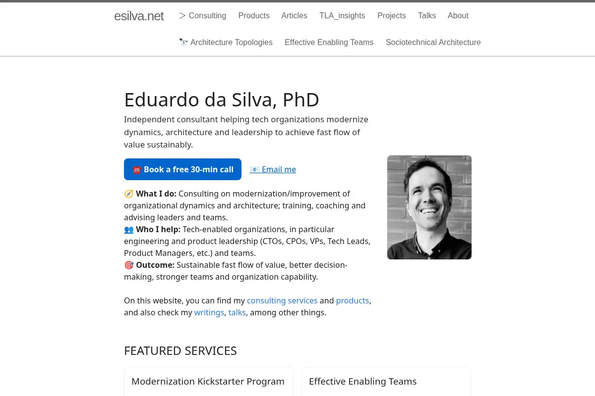 Eduardo da Silva — Independent Consultant