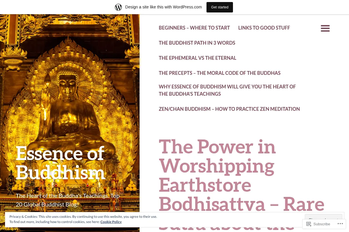 Essence of Buddhism