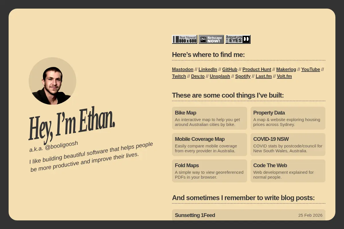 Ethan / @Booligoosh