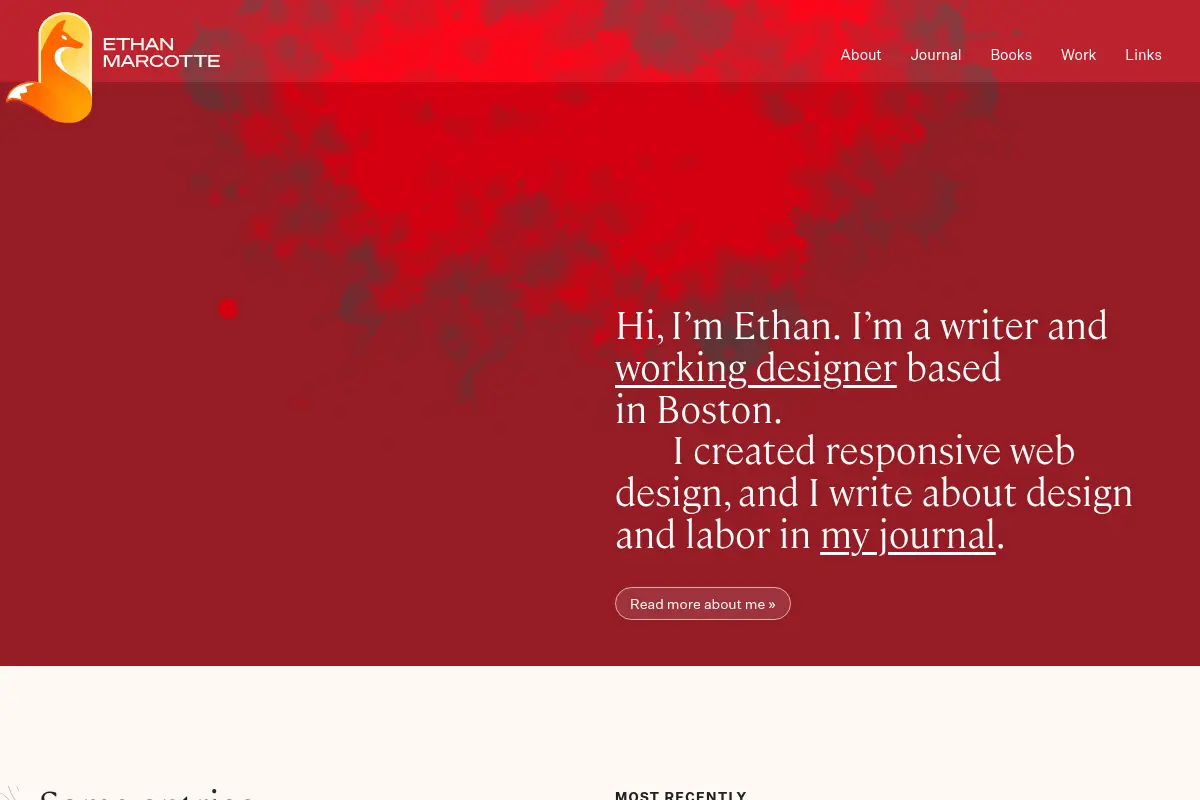 Ethan Marcotte's website
