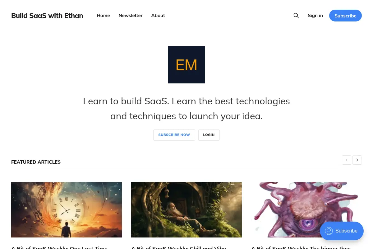 Learn to build SaaS