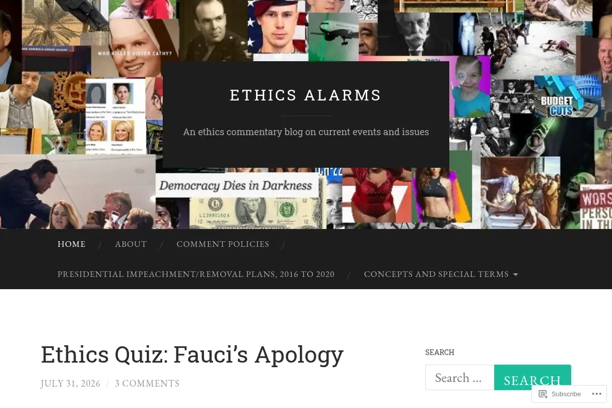 Ethics Alarms