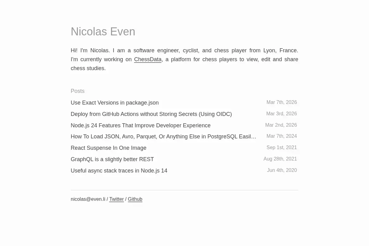 Nicolas Even