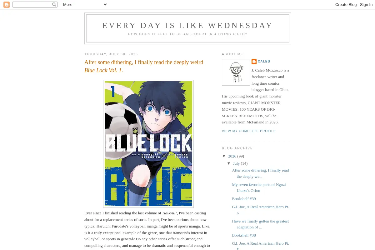 Every Day Is Like Wednesday