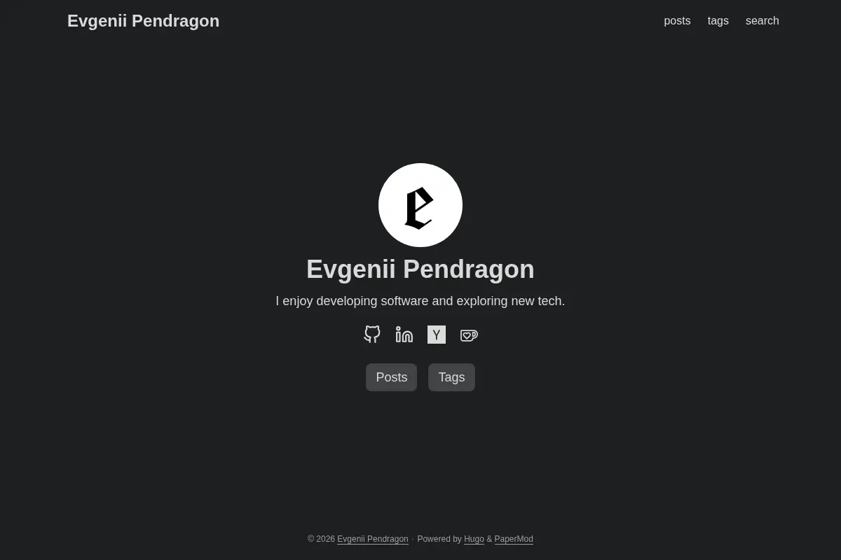 Evgenii Pendragon