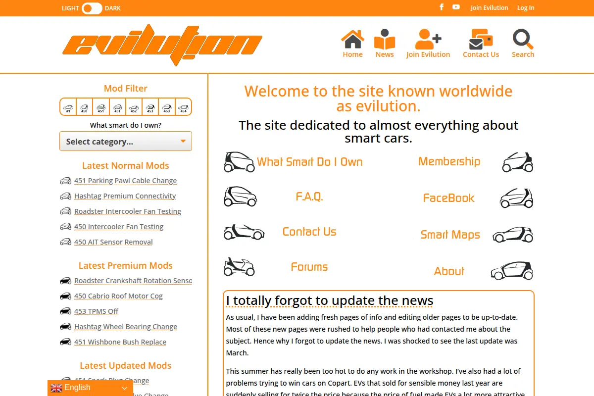 Evilution | Smart Car Encyclopedia