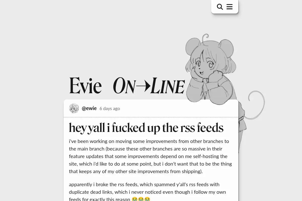 Evie On-line