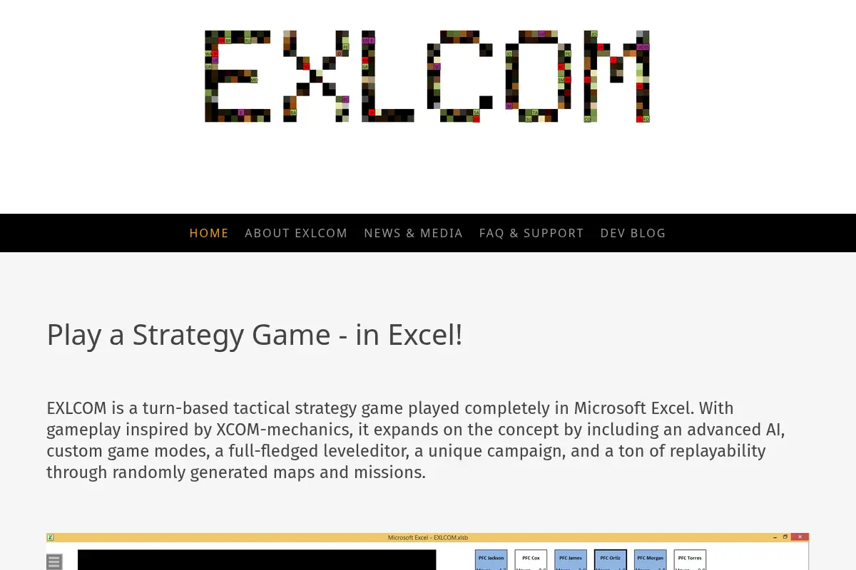 EXLCOM Official Website - The Tactical Excel Experience