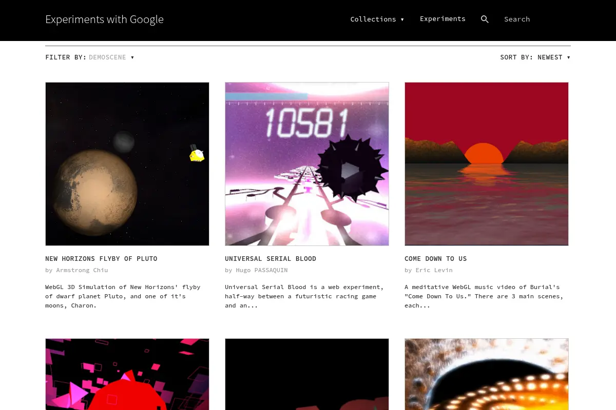 All Experiments - Experiments with Google
